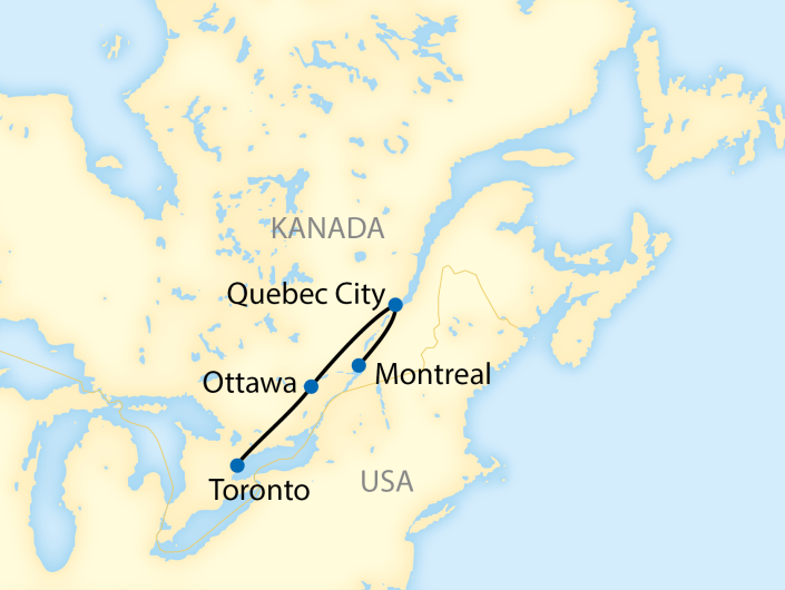 Ostkanada per Zug - 2980