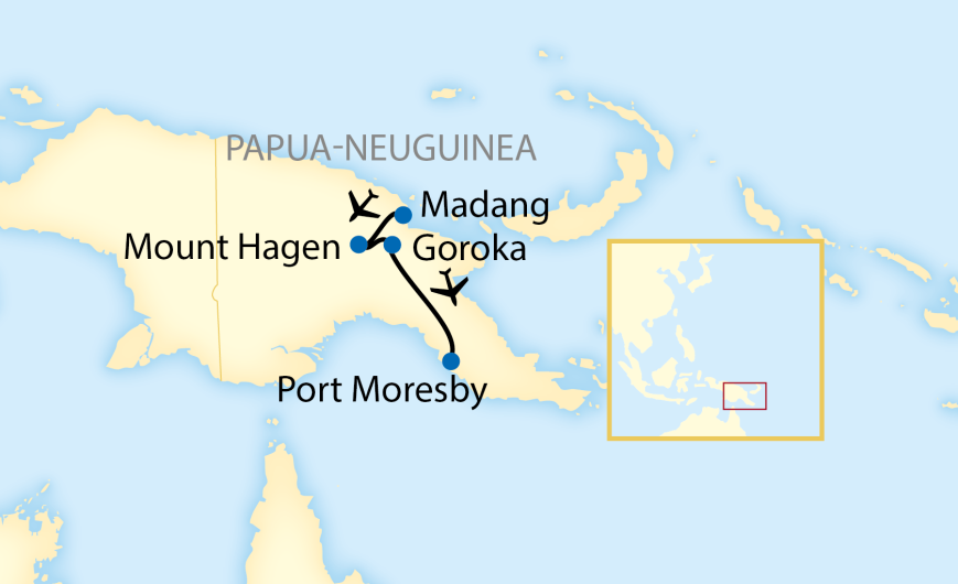 Karte_Papua-Neuguinea-Kreuzfahrt - MythosPapua-Neuguinea_Vorreise_2800_2908_2025