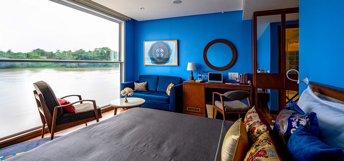 Kabine auf dem Oberdeck