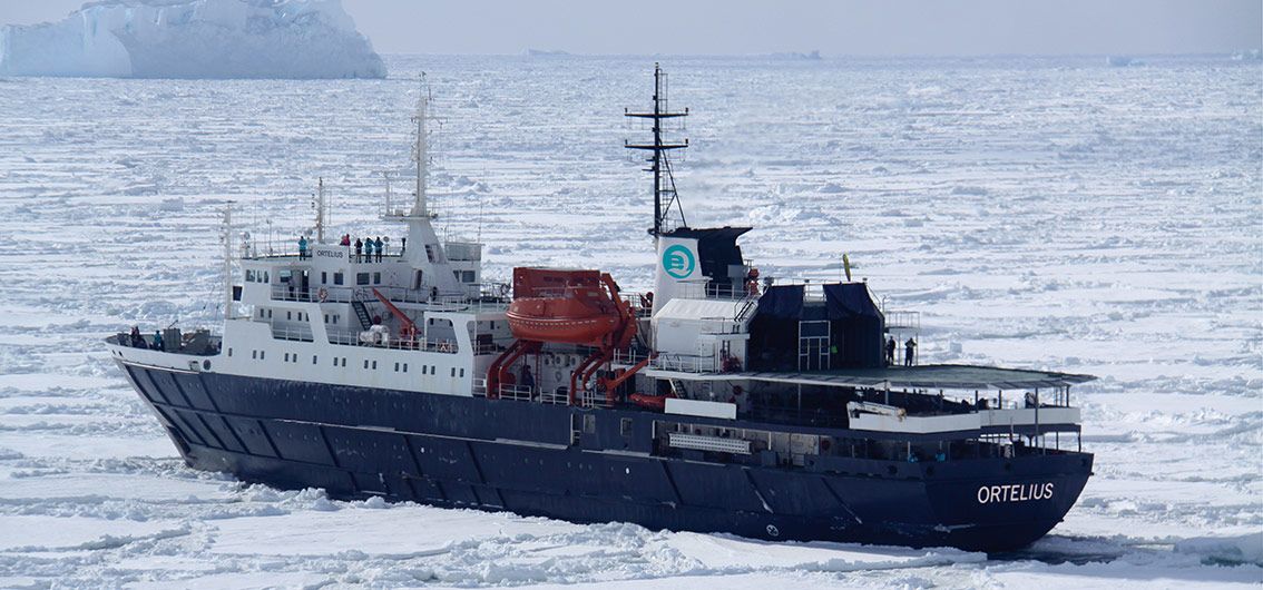 MS_Ortelius im Packeis